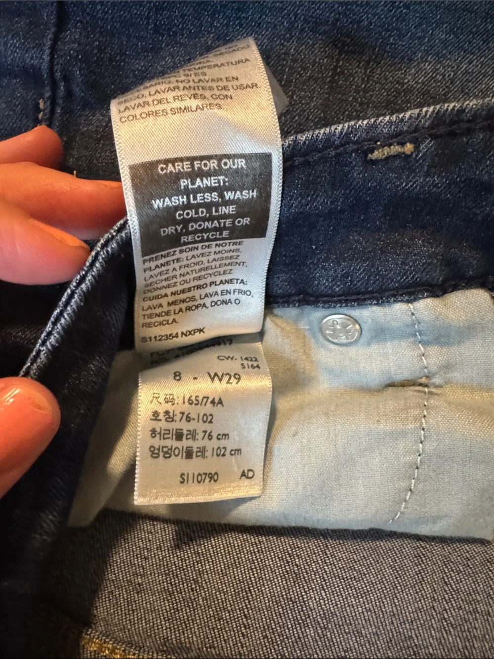 Signature Gold Levi Strauss Mid-rise Shorts Size 8 - Picture 4 of 7